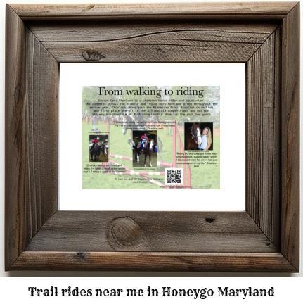 trail rides near me in Honeygo, Maryland